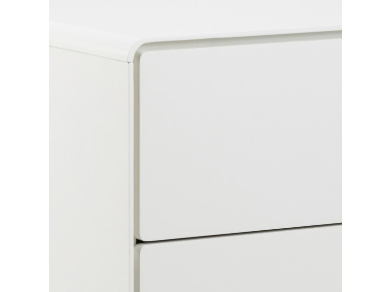 Komoda Lowell z 4 szufladami biała - ACTONA